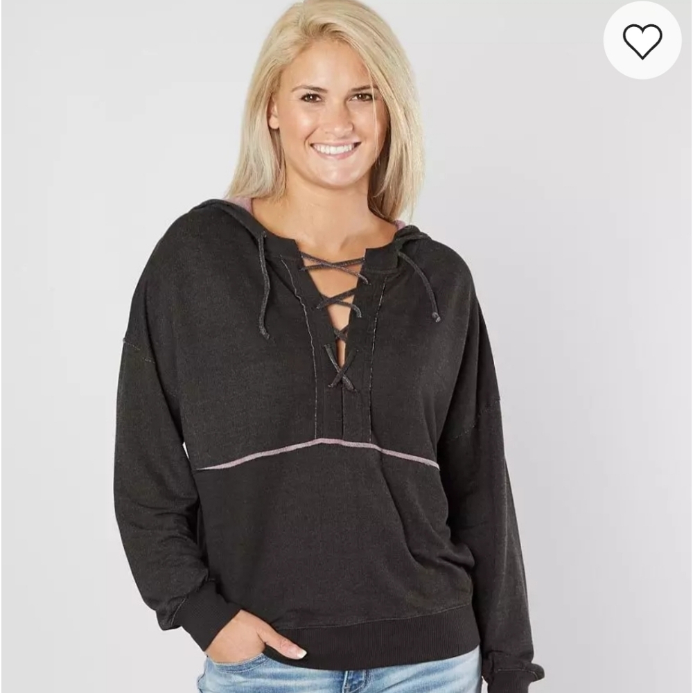 Daytrip French Terry Lined Hooded Top